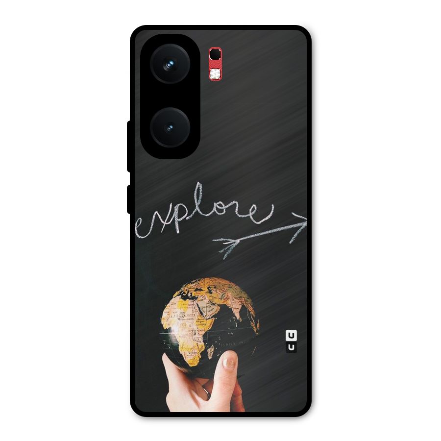 Explore World Metal Back Case for iQOO Neo 9 Pro