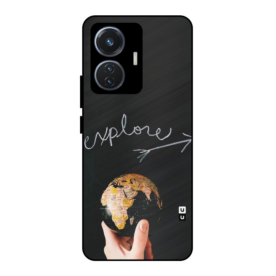 Explore World Metal Back Case for iQOO Z6 44W