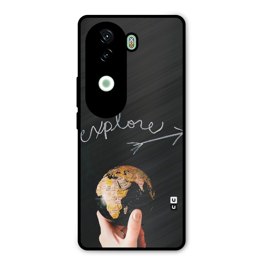 Explore World Metal Back Case for iQOO Z9s