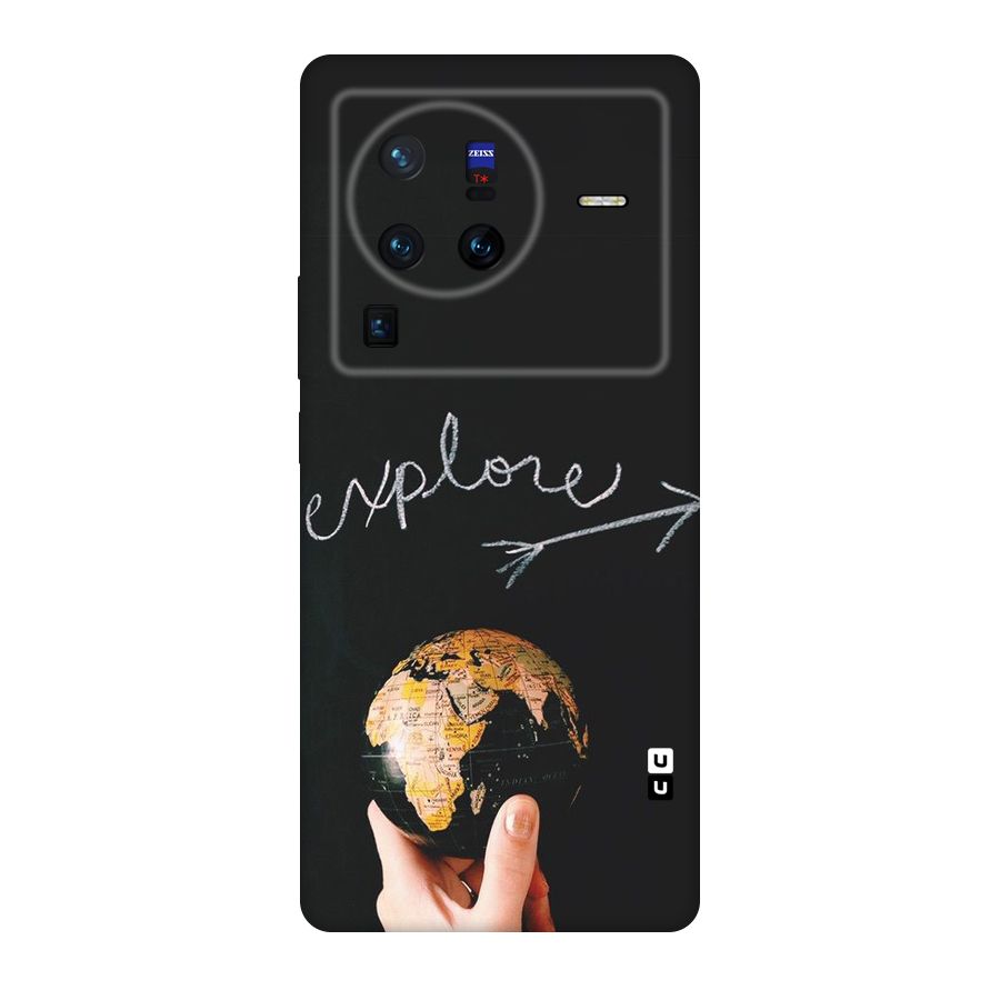 Explore World Original Polycarbonate Back Case for Vivo X80