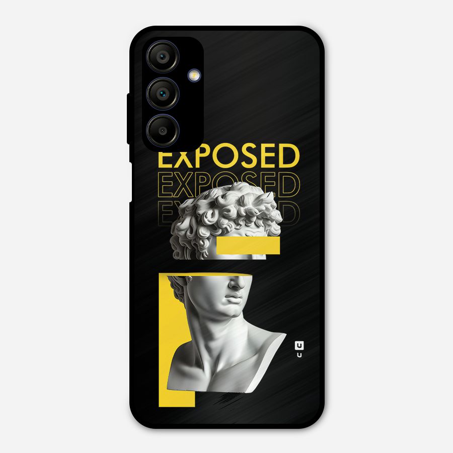 Exposed Sculpture Metal Back Case for Galaxy A15 5G