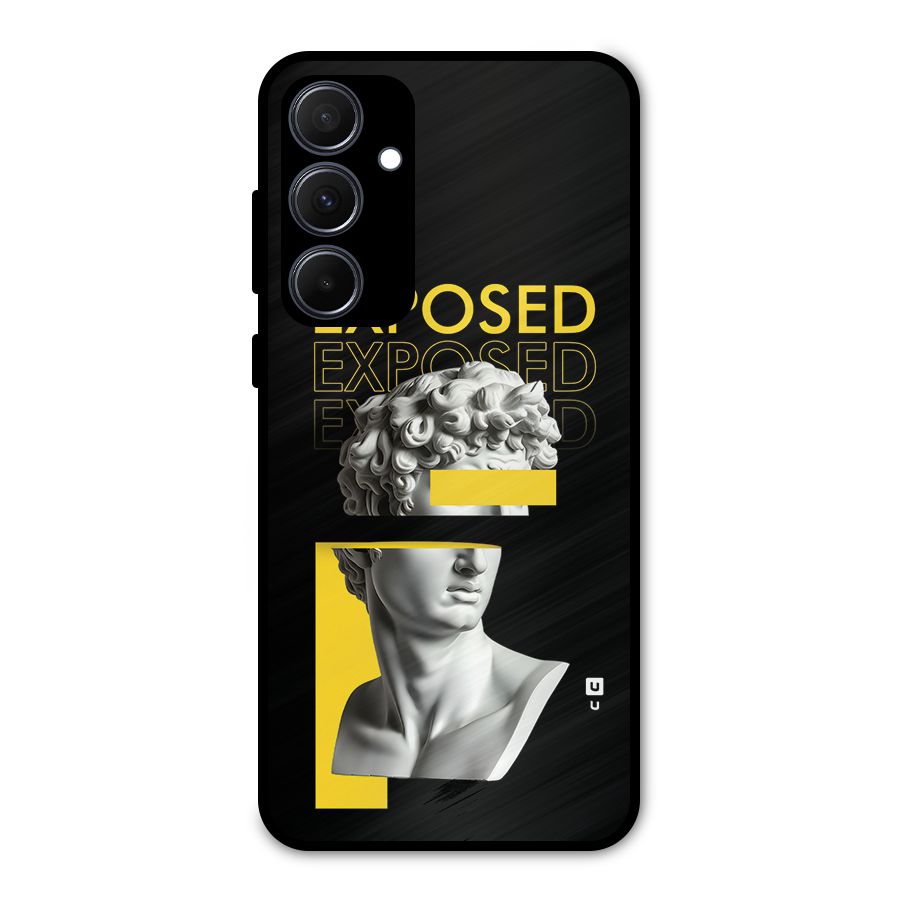 Exposed Sculpture Metal Back Case for Galaxy A35