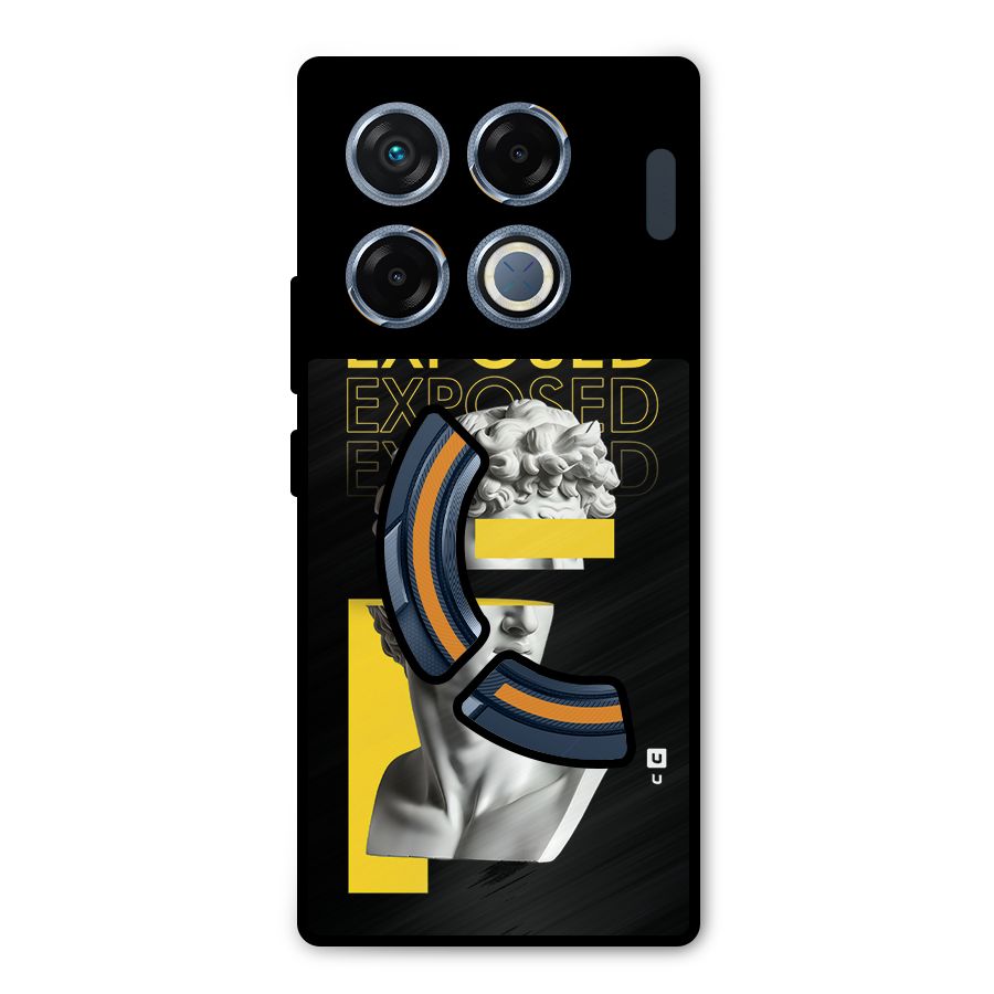 Exposed Sculpture Metal Back Case for Infinix GT 20 Pro