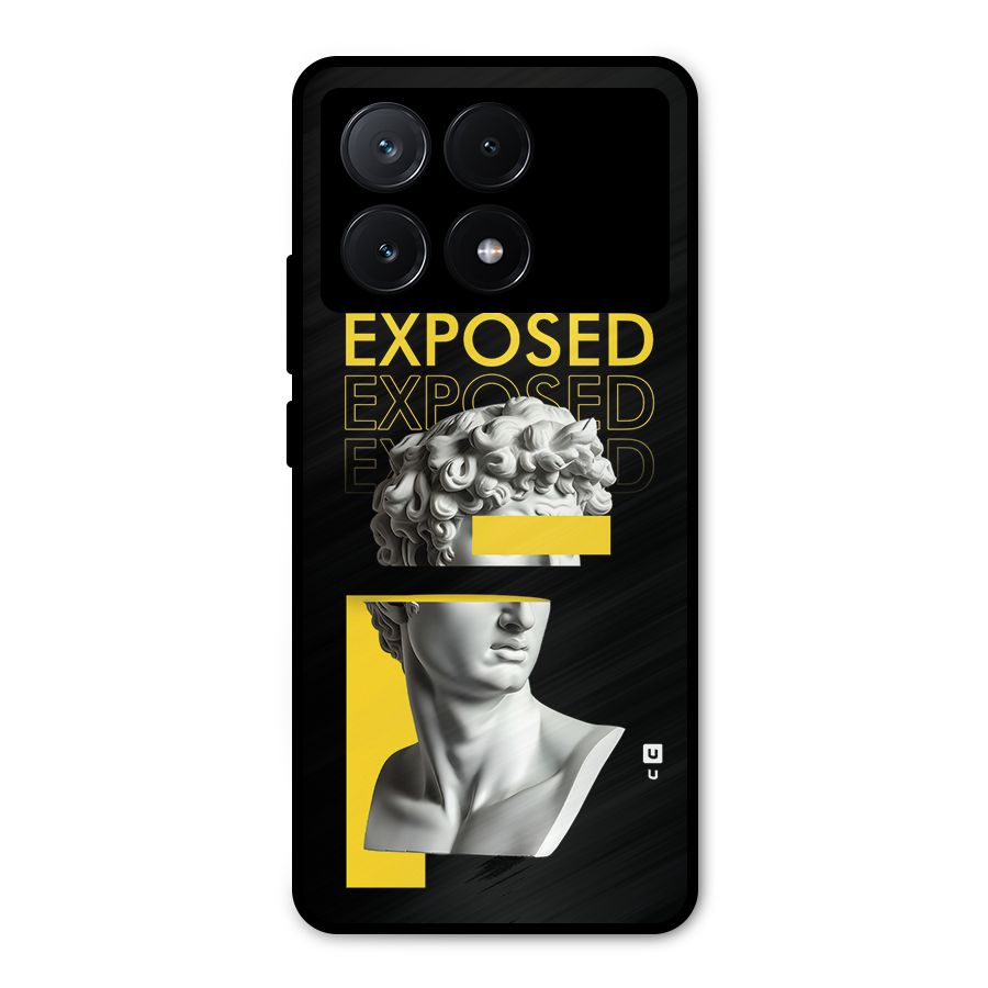 Exposed Sculpture Metal Back Case for Poco X6 Pro