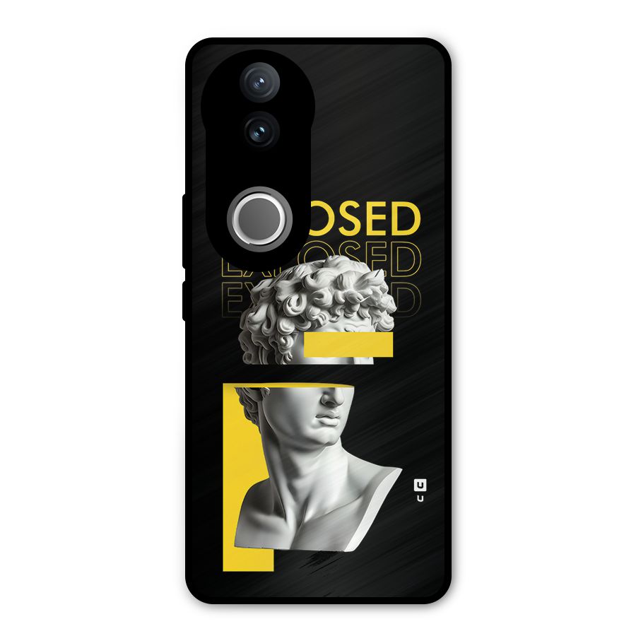 Exposed Sculpture Metal Back Case for Vivo V50