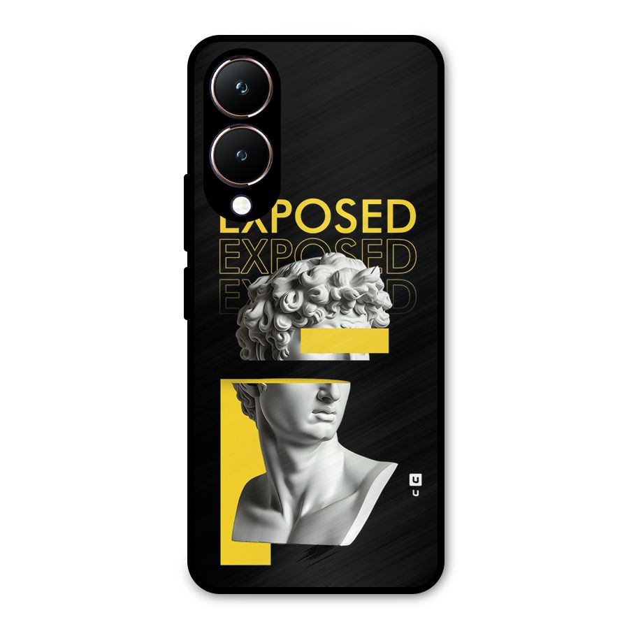 Exposed Sculpture Metal Back Case for Vivo Y28