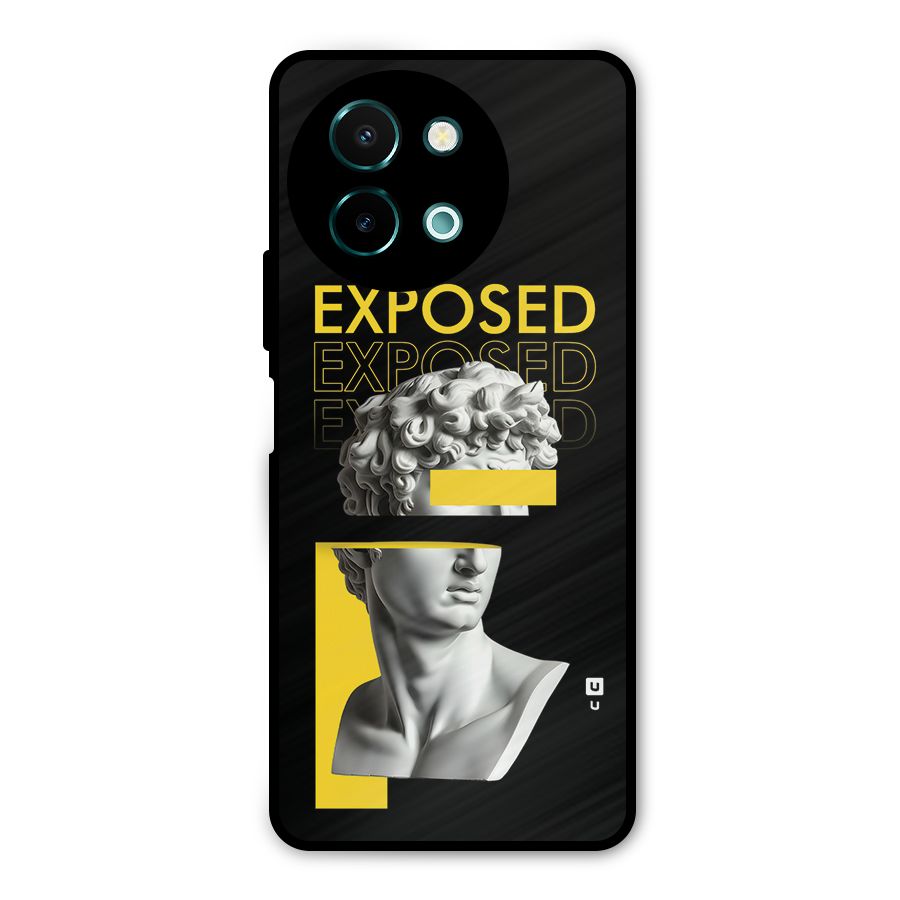 Exposed Sculpture Metal Back Case for Vivo Y58