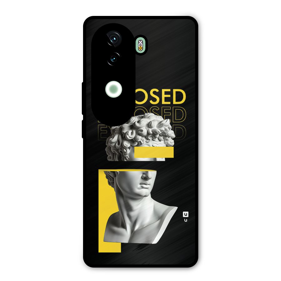 Exposed Sculpture Metal Back Case for iQOO Z9s