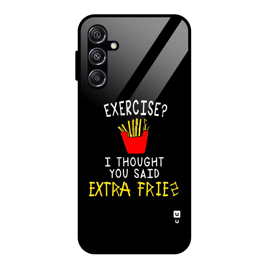 Extra Fries Glass Back Case for Galaxy M34 5G