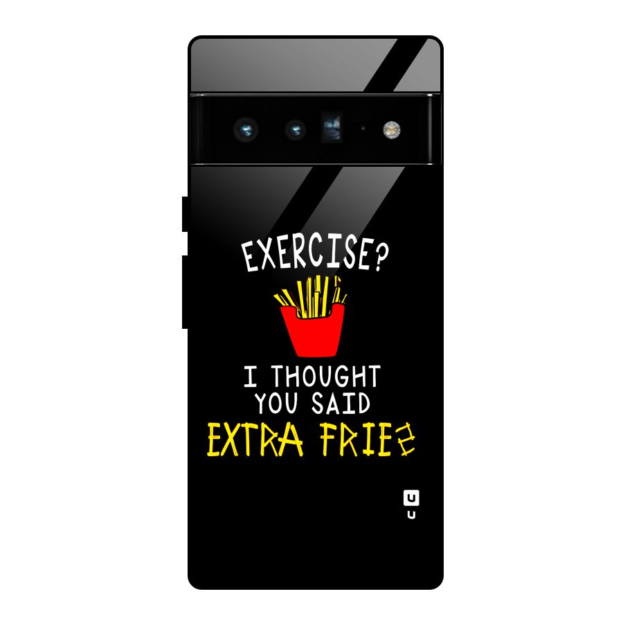 Extra Fries Glass Back Case for Google Pixel 6 Pro