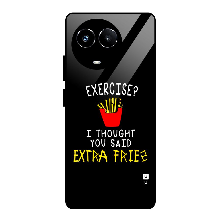 Extra Fries Glass Back Case for Realme Narzo 60X