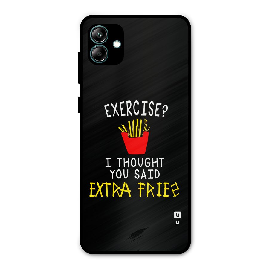 Extra Fries Metal Back Case for Galaxy A04