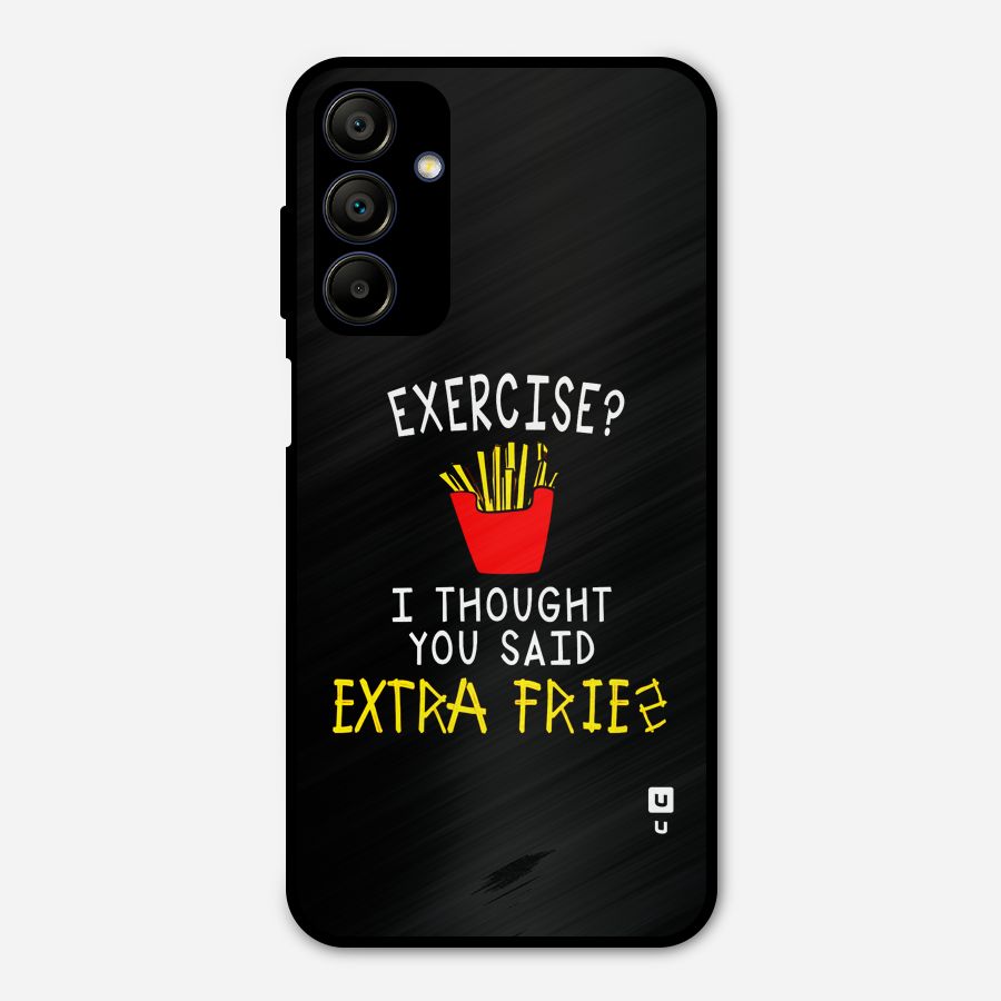 Extra Fries Metal Back Case for Galaxy A15 5G