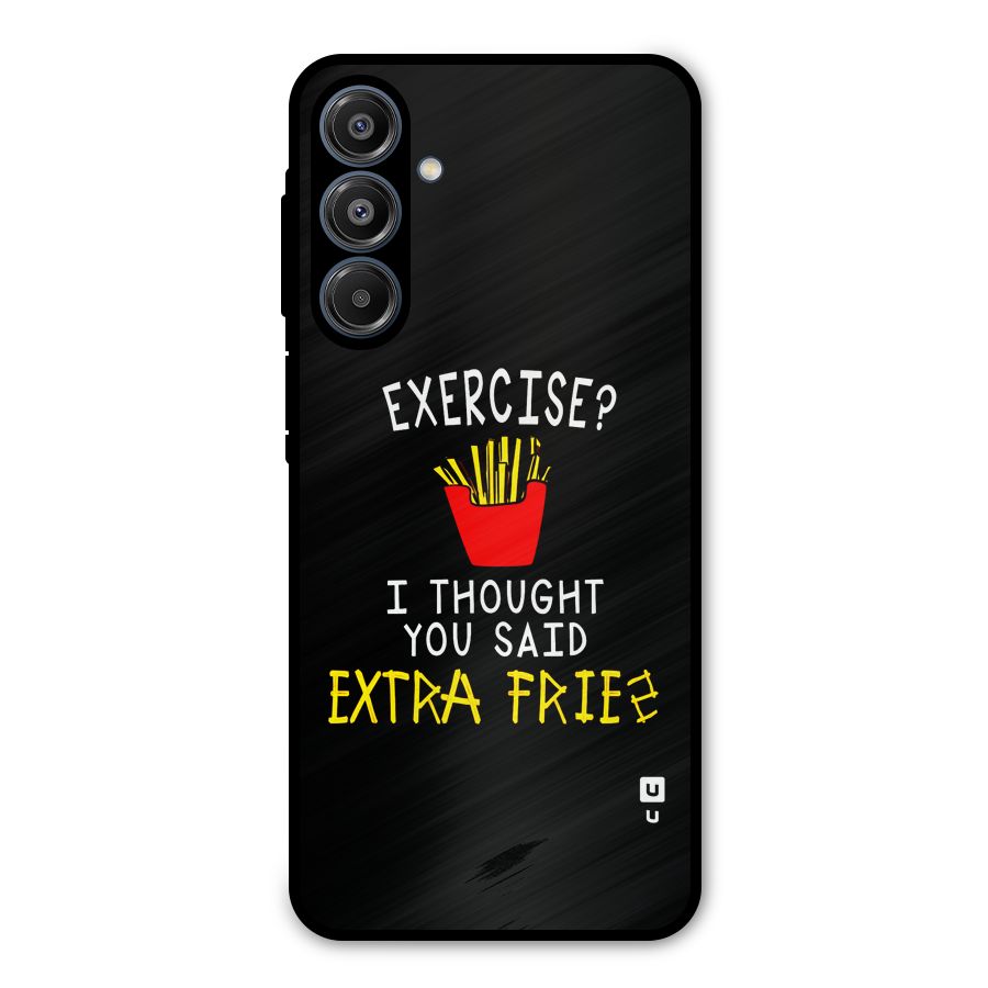Extra Fries Metal Back Case for Galaxy A16 5G