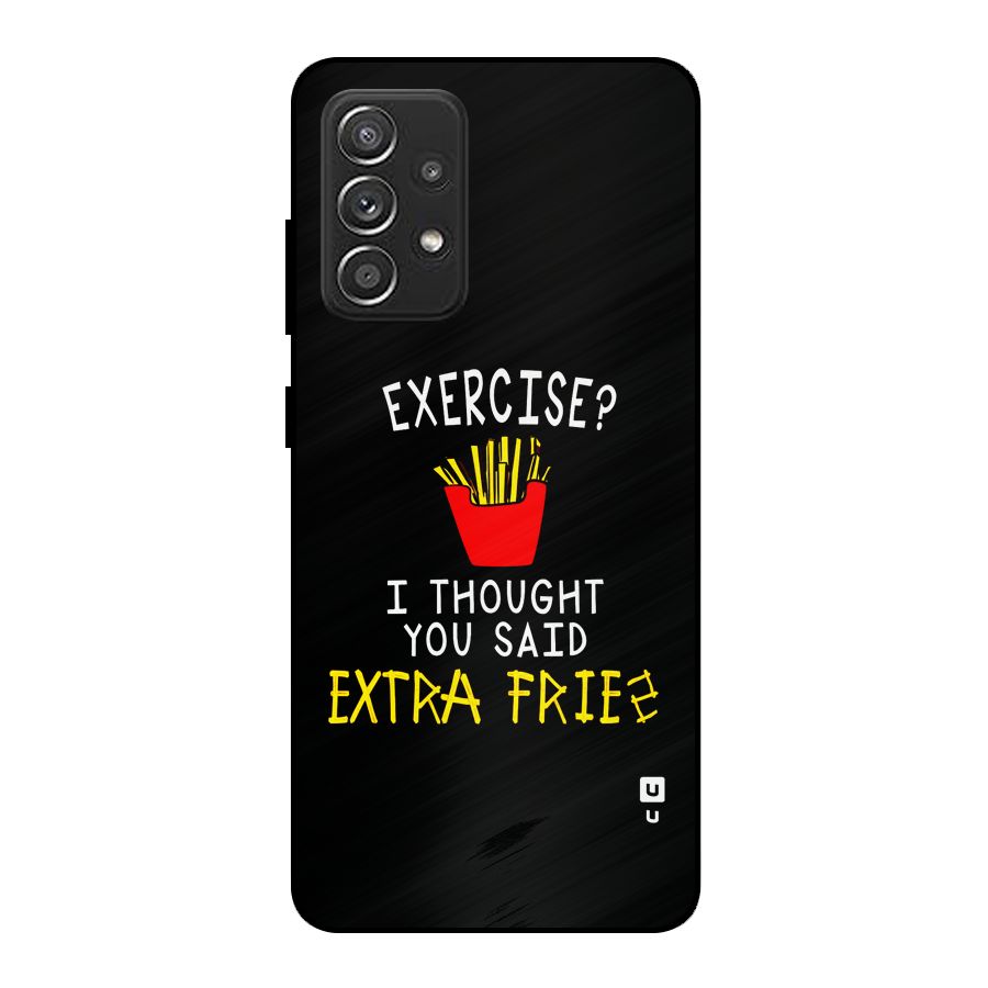 Extra Fries Metal Back Case for Galaxy A52s 5G