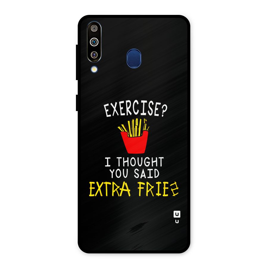 Extra Fries Metal Back Case for Galaxy M30