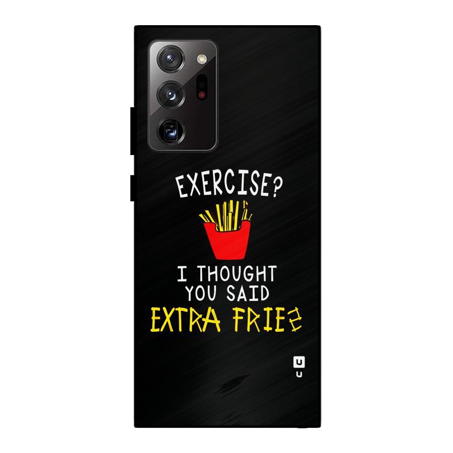 Extra Fries Metal Back Case for Galaxy Note 20 Ultra