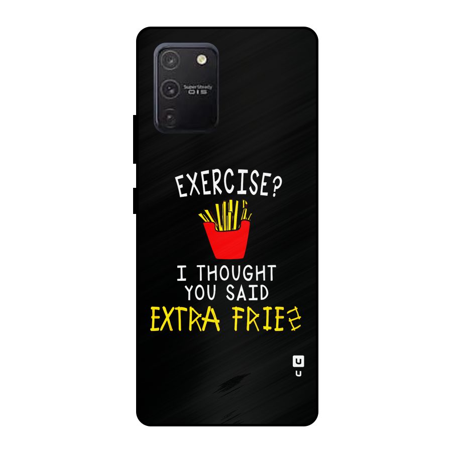 Extra Fries Metal Back Case for Galaxy S10 Lite