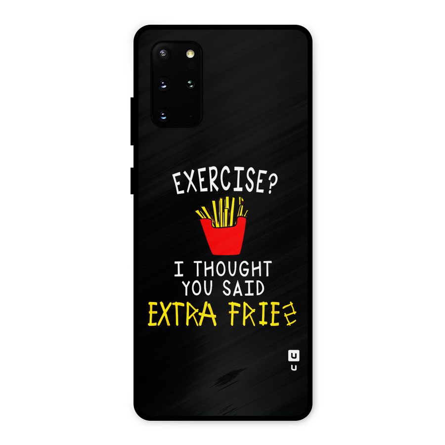 Extra Fries Metal Back Case for Galaxy S20 Plus
