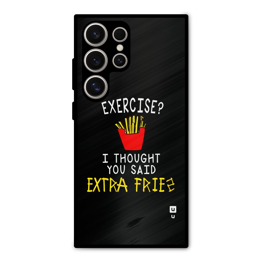 Extra Fries Metal Back Case for Galaxy S24 Ultra