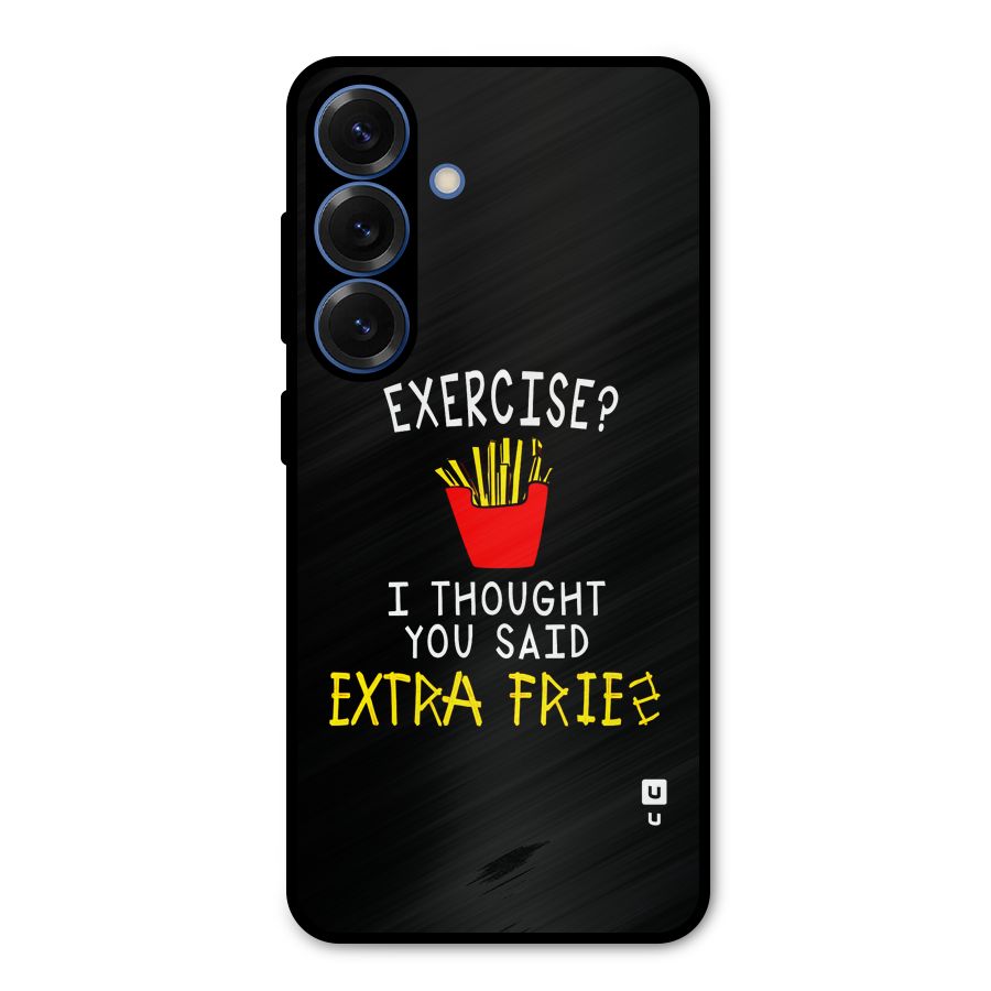 Extra Fries Metal Back Case for Galaxy S25