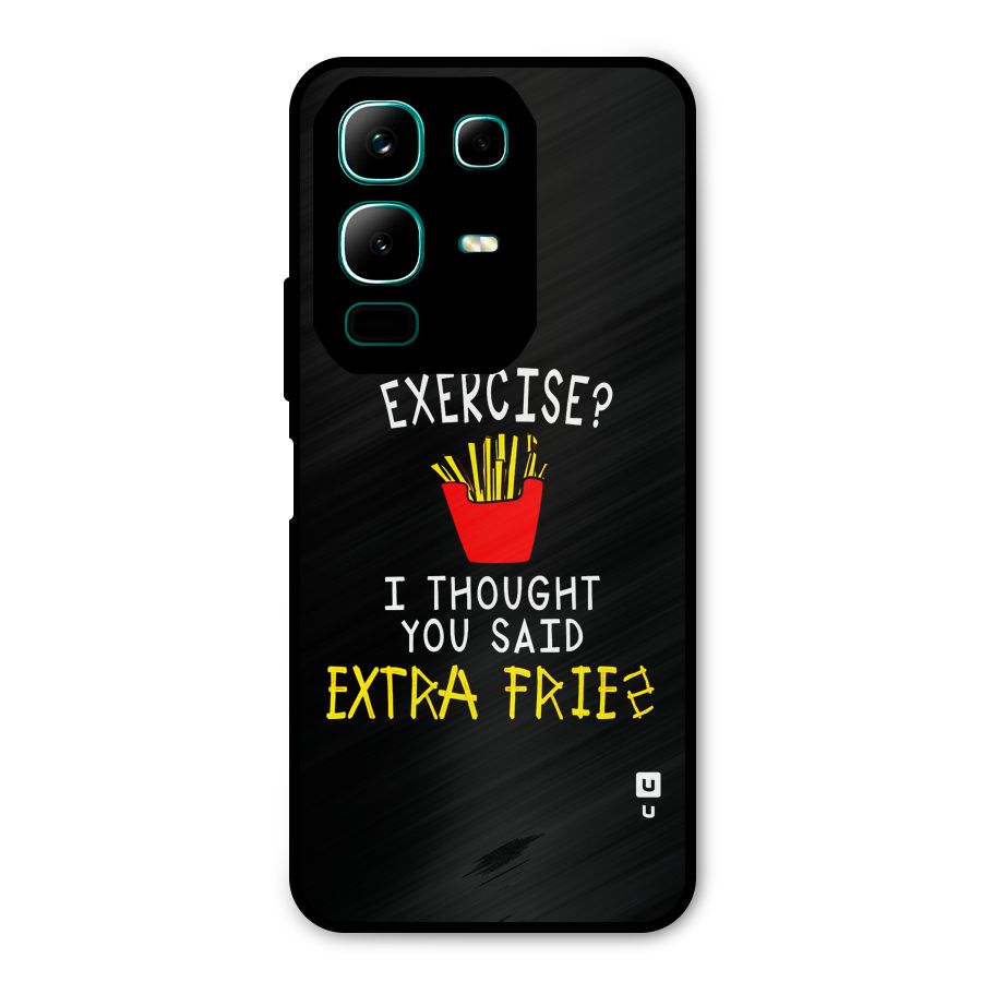Extra Fries Metal Back Case for Infinix Note 50x