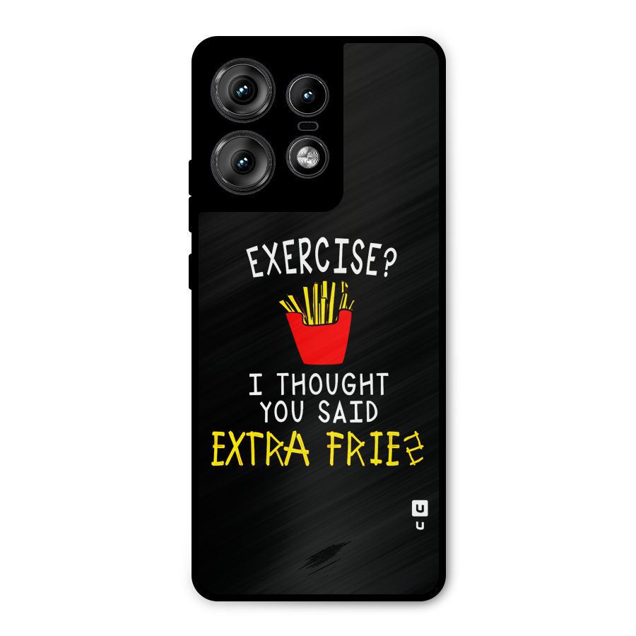 Extra Fries Metal Back Case for Motorola Edge 50 Pro