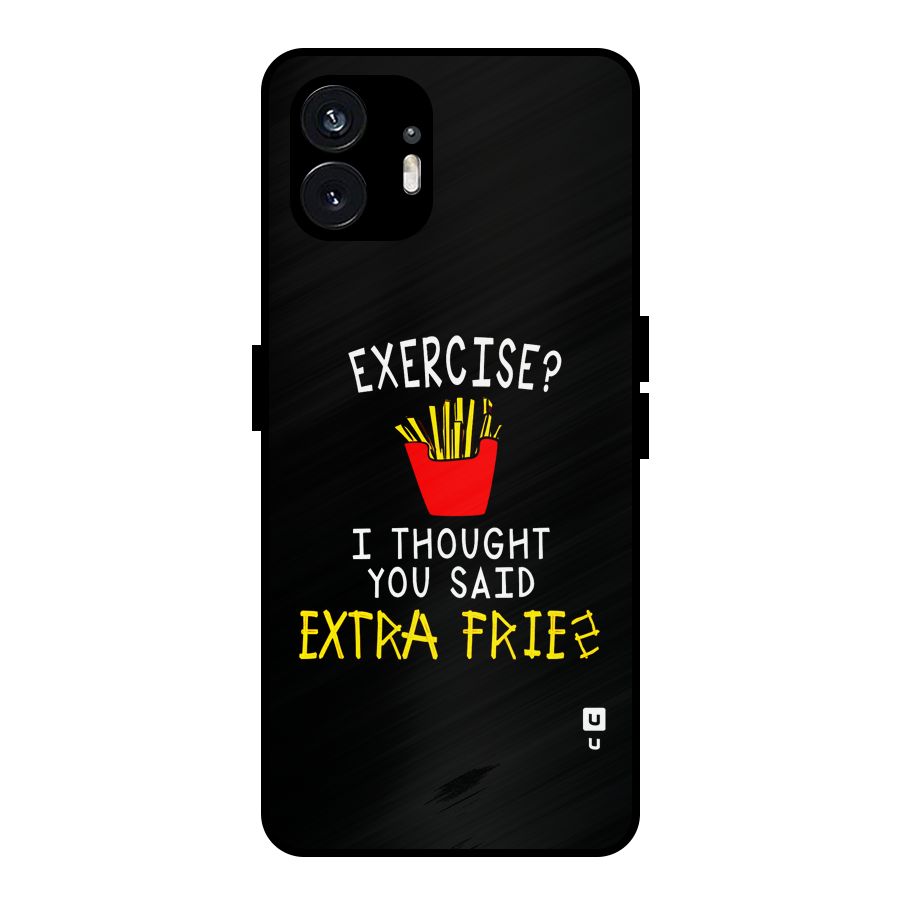 Extra Fries Metal Back Case for Nothing Phone 2