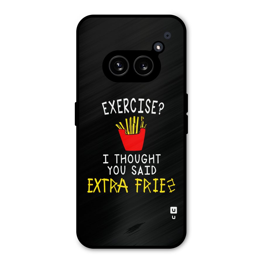 Extra Fries Metal Back Case for Nothing Phone 2a Plus