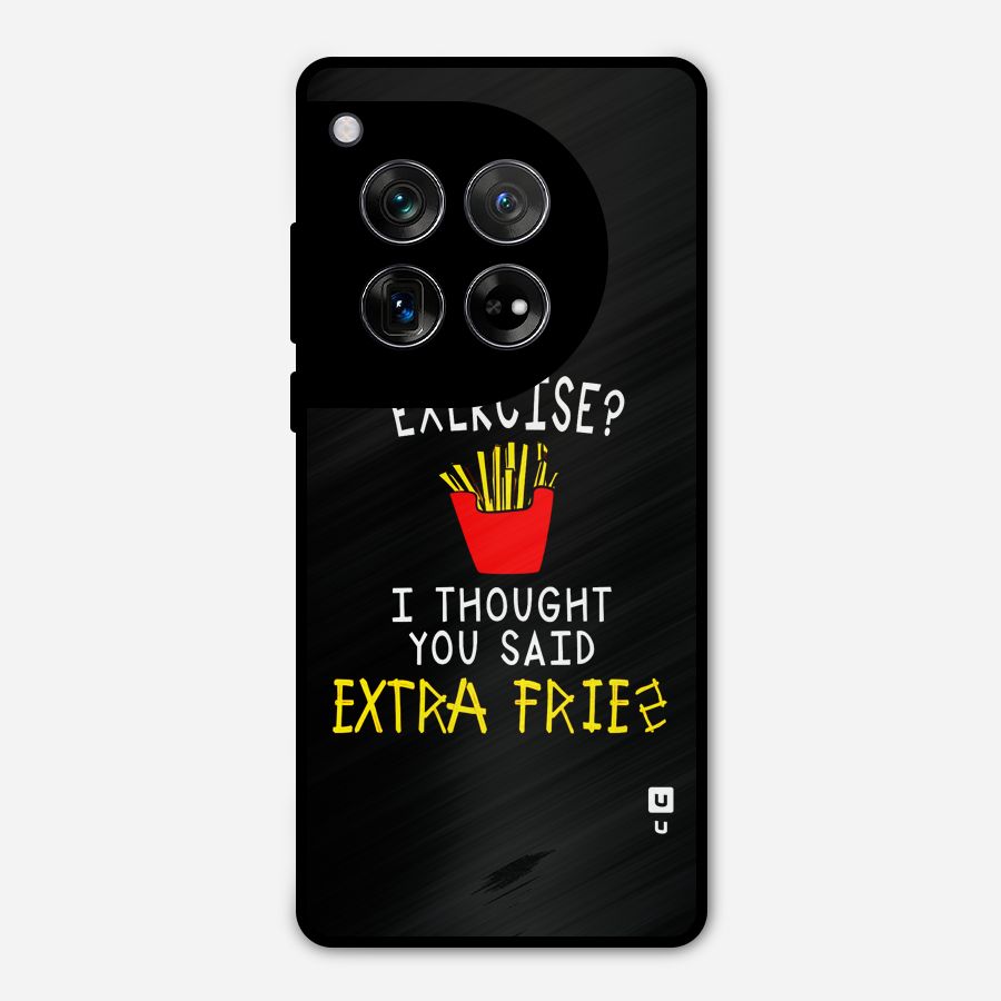Extra Fries Metal Back Case for OnePlus 12