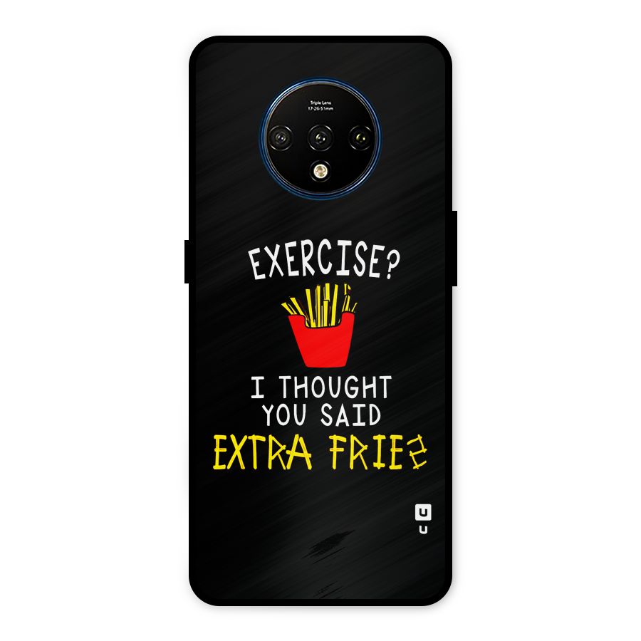 Extra Fries Metal Back Case for OnePlus 7T