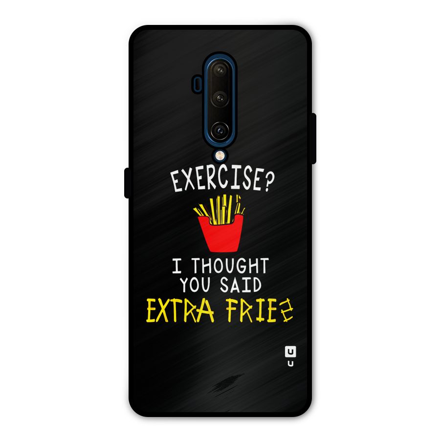 Extra Fries Metal Back Case for OnePlus 7T Pro