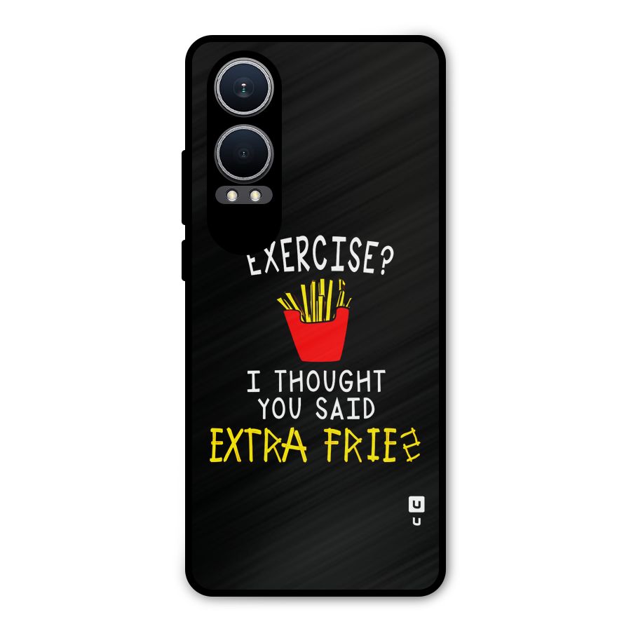 Extra Fries Metal Back Case for OnePlus Nord CE4 Lite