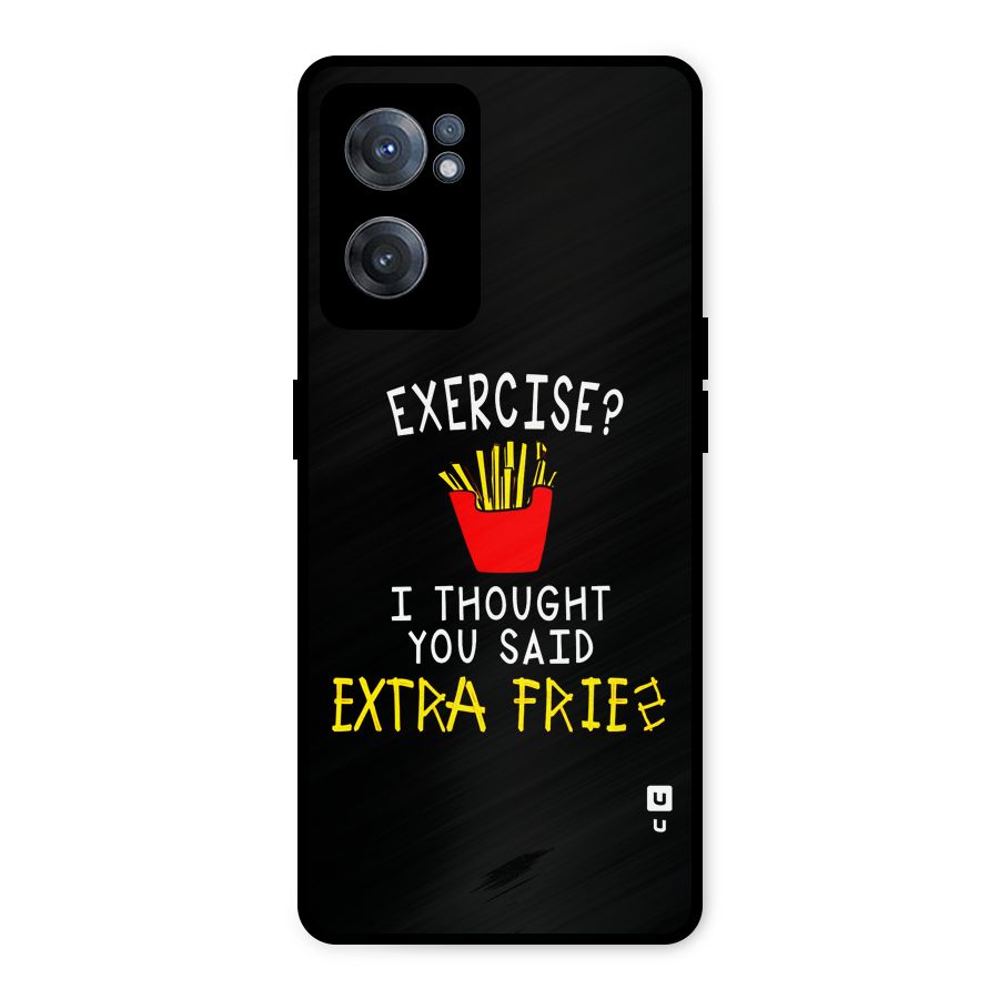 Extra Fries Metal Back Case for OnePlus Nord CE 2 5G