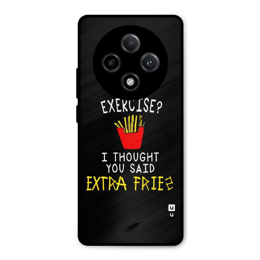 Extra Fries Metal Back Case for Oppo F27 Pro Plus