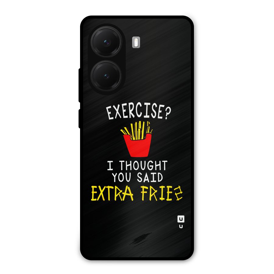 Extra Fries Metal Back Case for Poco X7 Pro