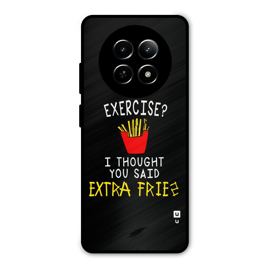 Extra Fries Metal Back Case for Realme 12x 5G