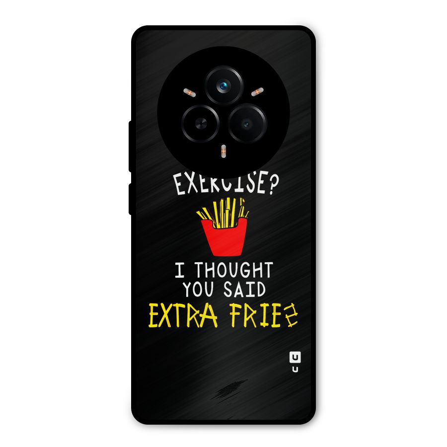 Extra Fries Metal Back Case for Realme 14 Pro Plus