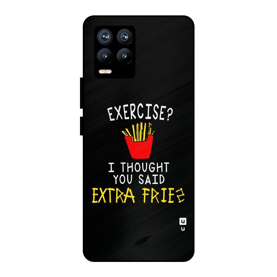 Extra Fries Metal Back Case for Realme 8 Pro