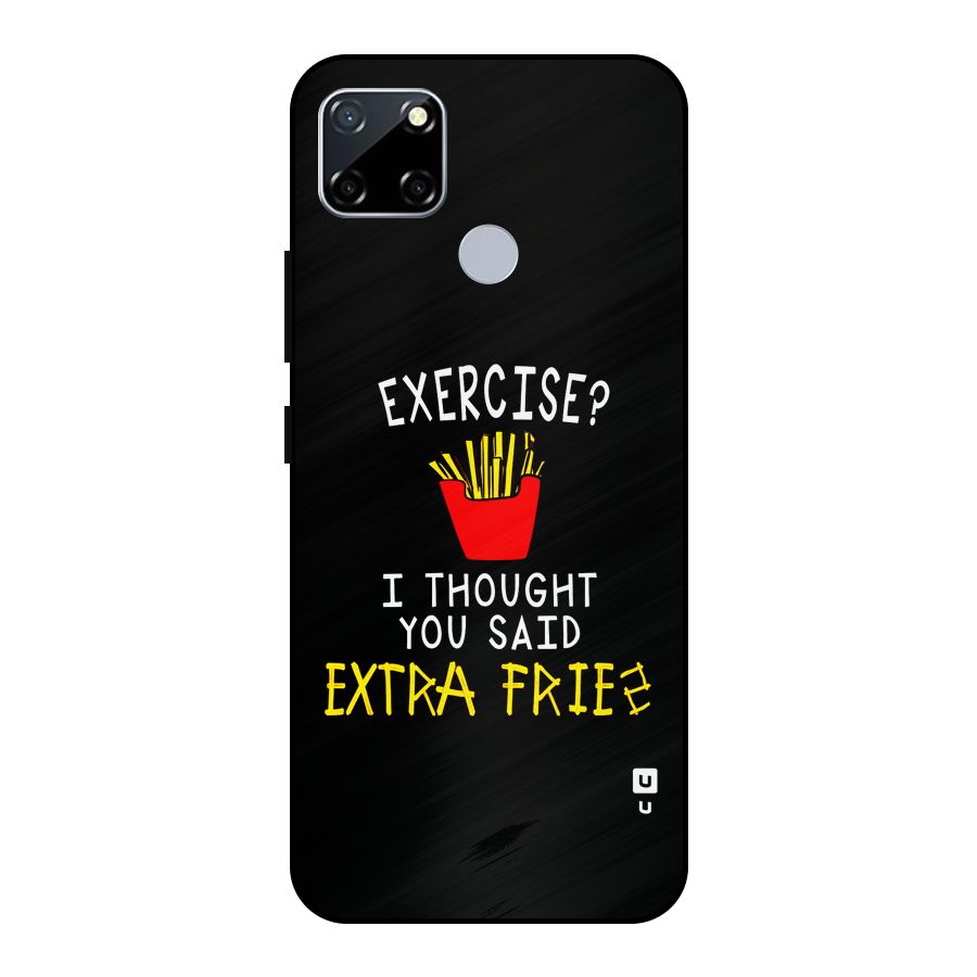 Extra Fries Metal Back Case for Realme Narzo 20