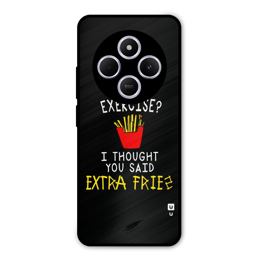 Extra Fries Metal Back Case for Redmi 14C
