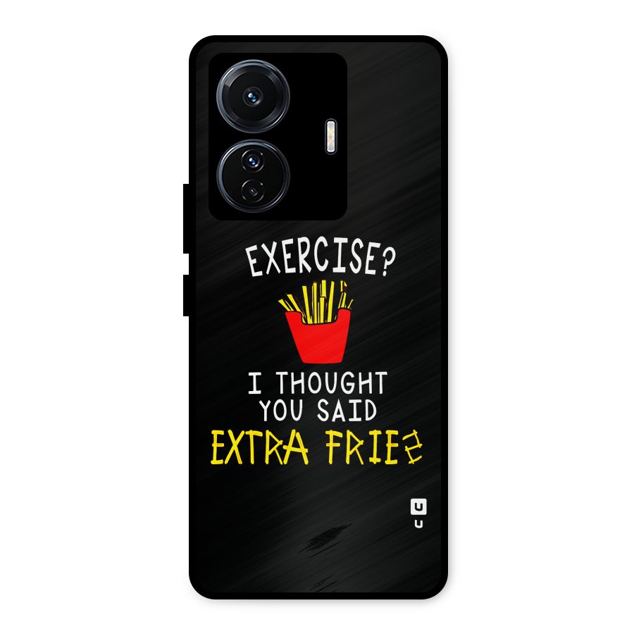 Extra Fries Metal Back Case for Vivo T1 Pro