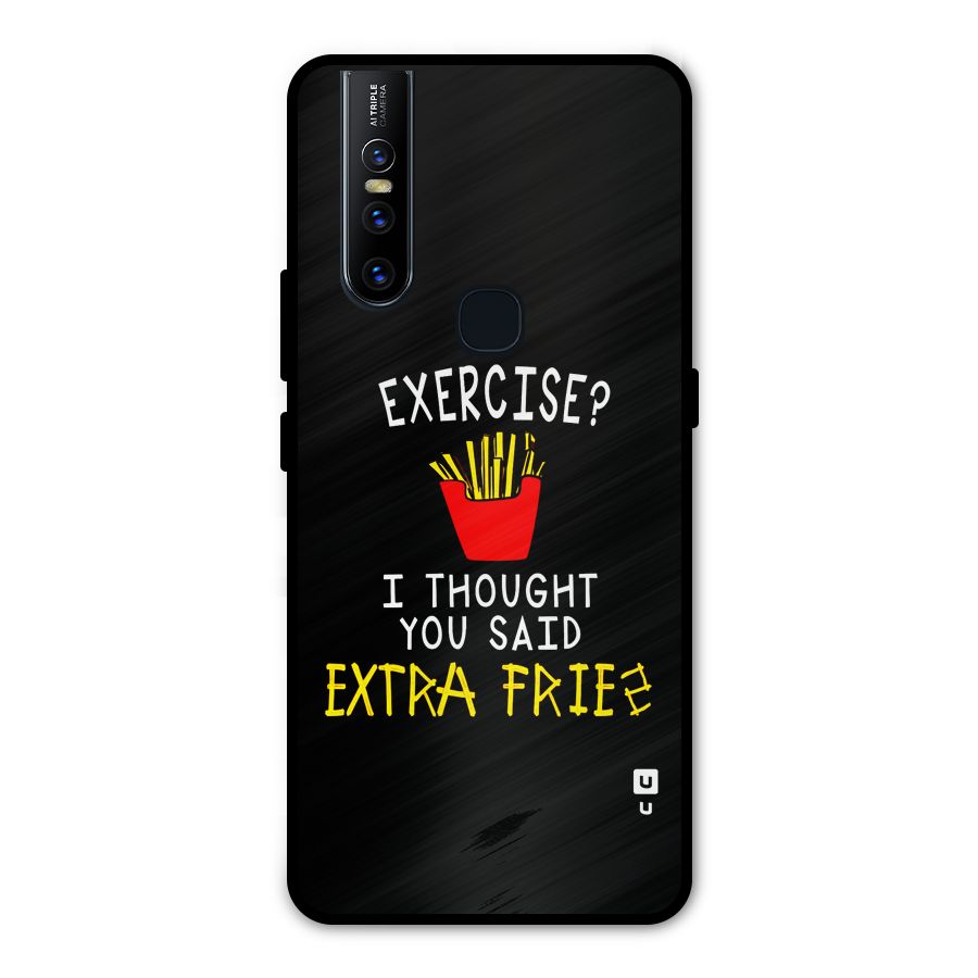 Extra Fries Metal Back Case for Vivo V15