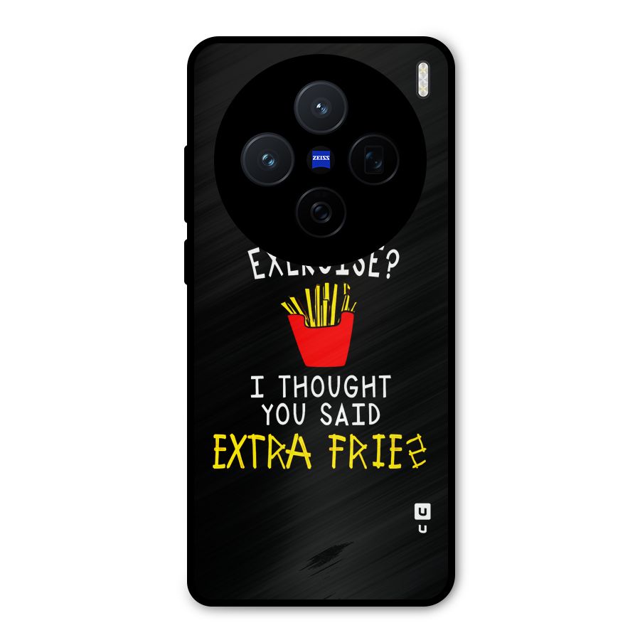 Extra Fries Metal Back Case for Vivo X200