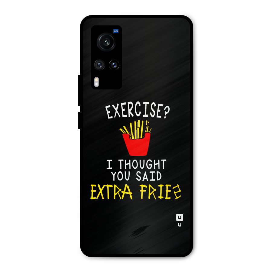 Extra Fries Metal Back Case for Vivo X60