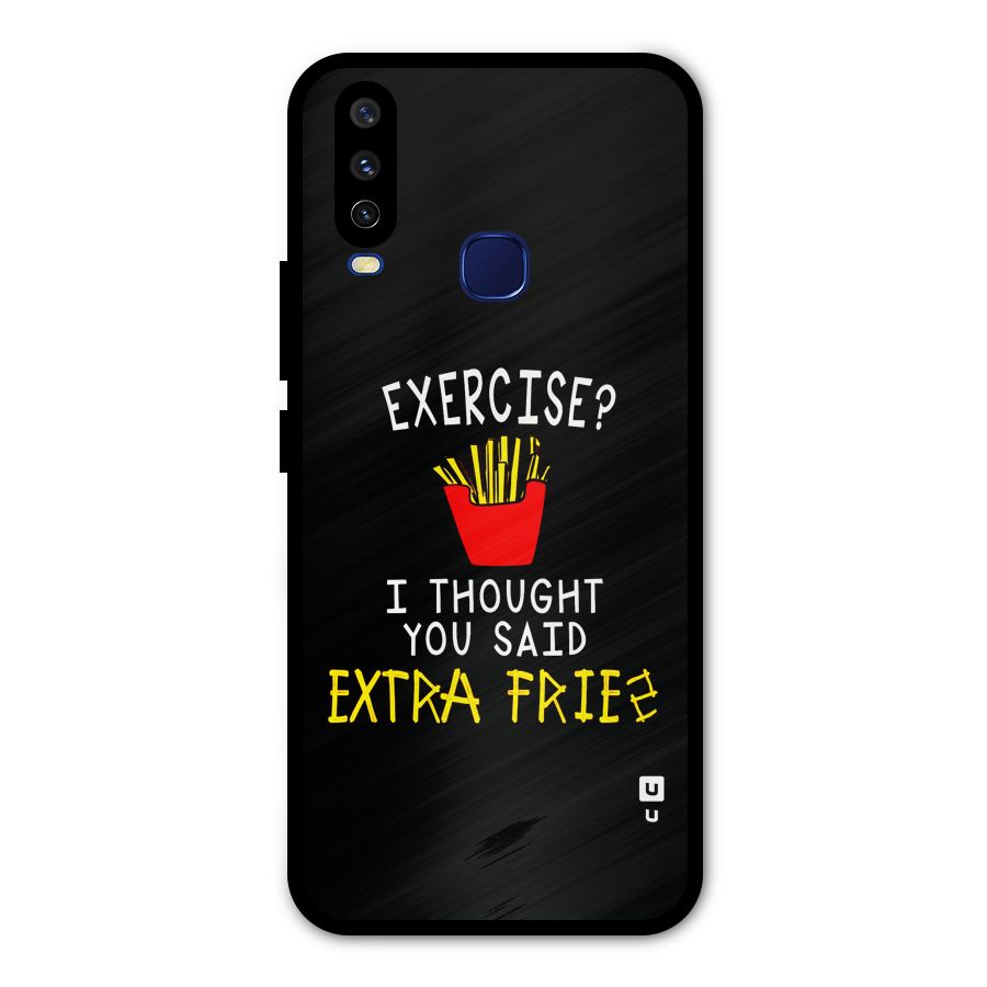 Extra Fries Metal Back Case for Vivo Y15