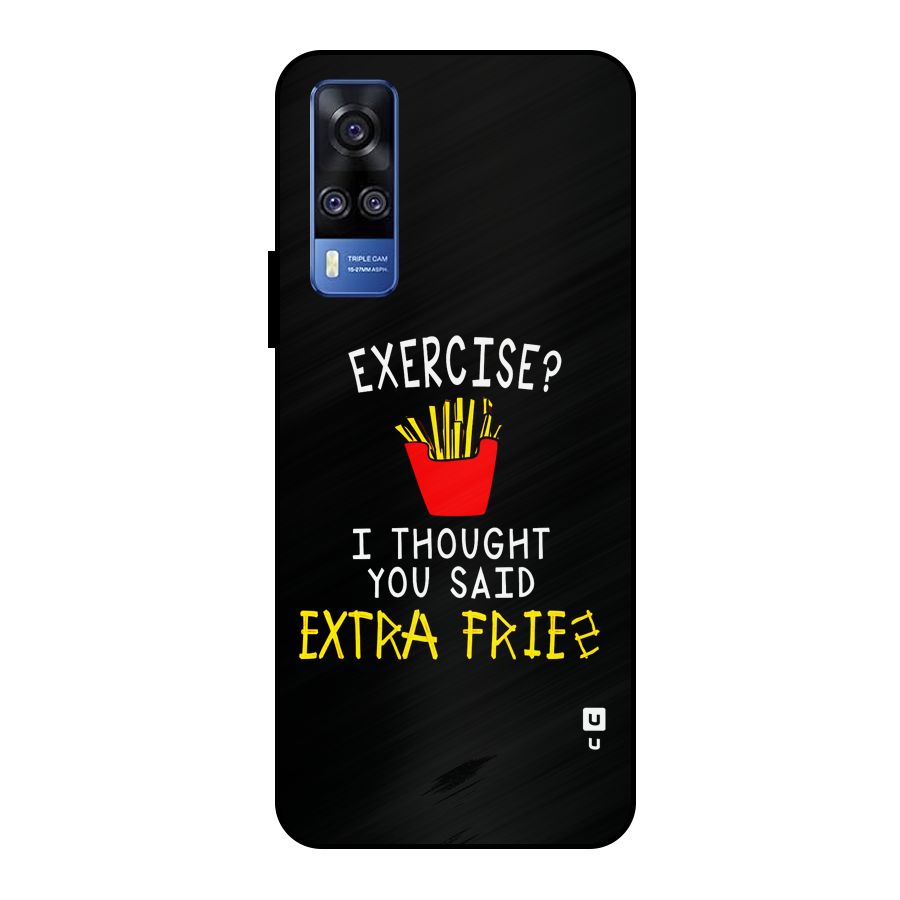 Extra Fries Metal Back Case for Vivo Y51