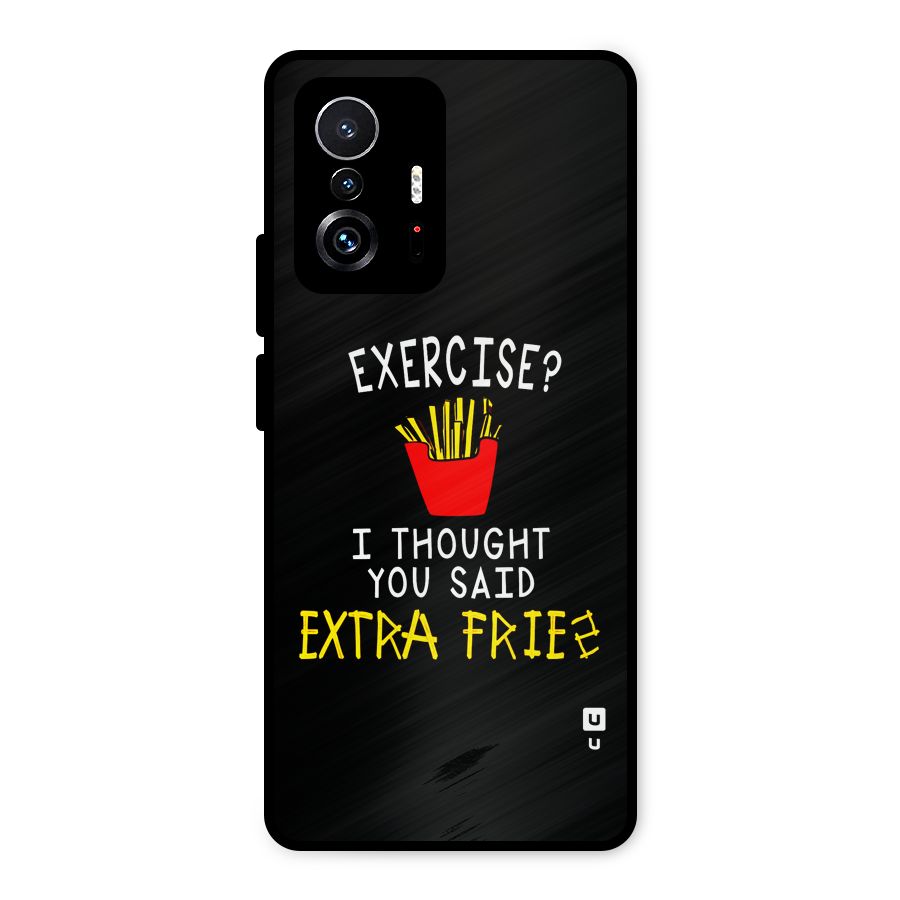 Extra Fries Metal Back Case for Xiaomi 11T Pro