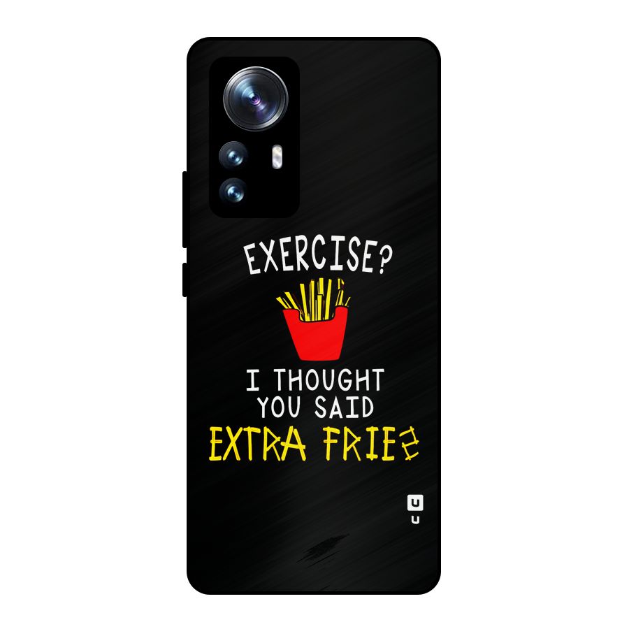 Extra Fries Metal Back Case for Xiaomi 12 Pro