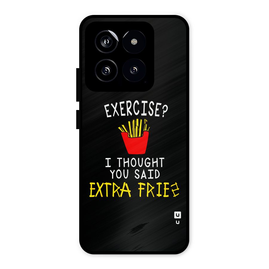 Extra Fries Metal Back Case for Xiaomi 14